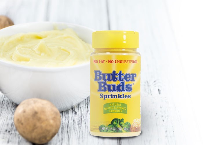 container of butter buds sprinkles